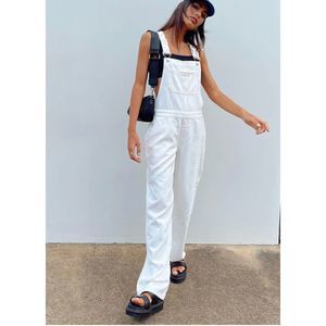 Princess Polly White Overalls